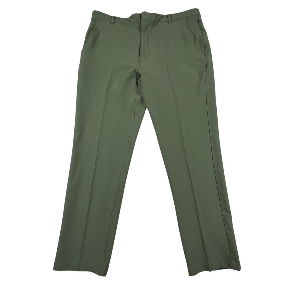 Teren Daily Driver Chino Pants Stretch Quick Dry Magnet Button Green Men 36x30